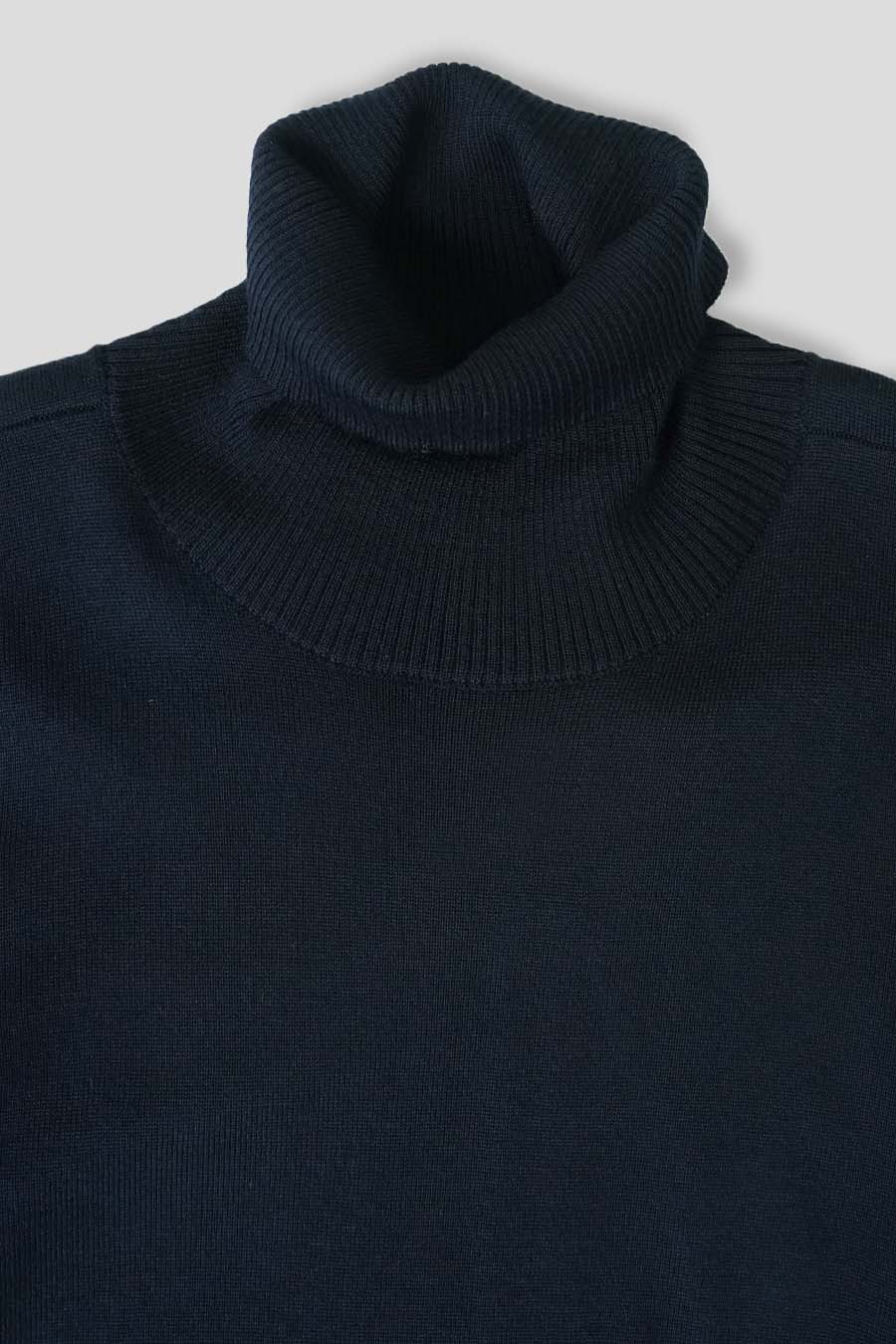Stone Island - PULL À COL ROULÉ BLEU MARINE - LE LABO STORE