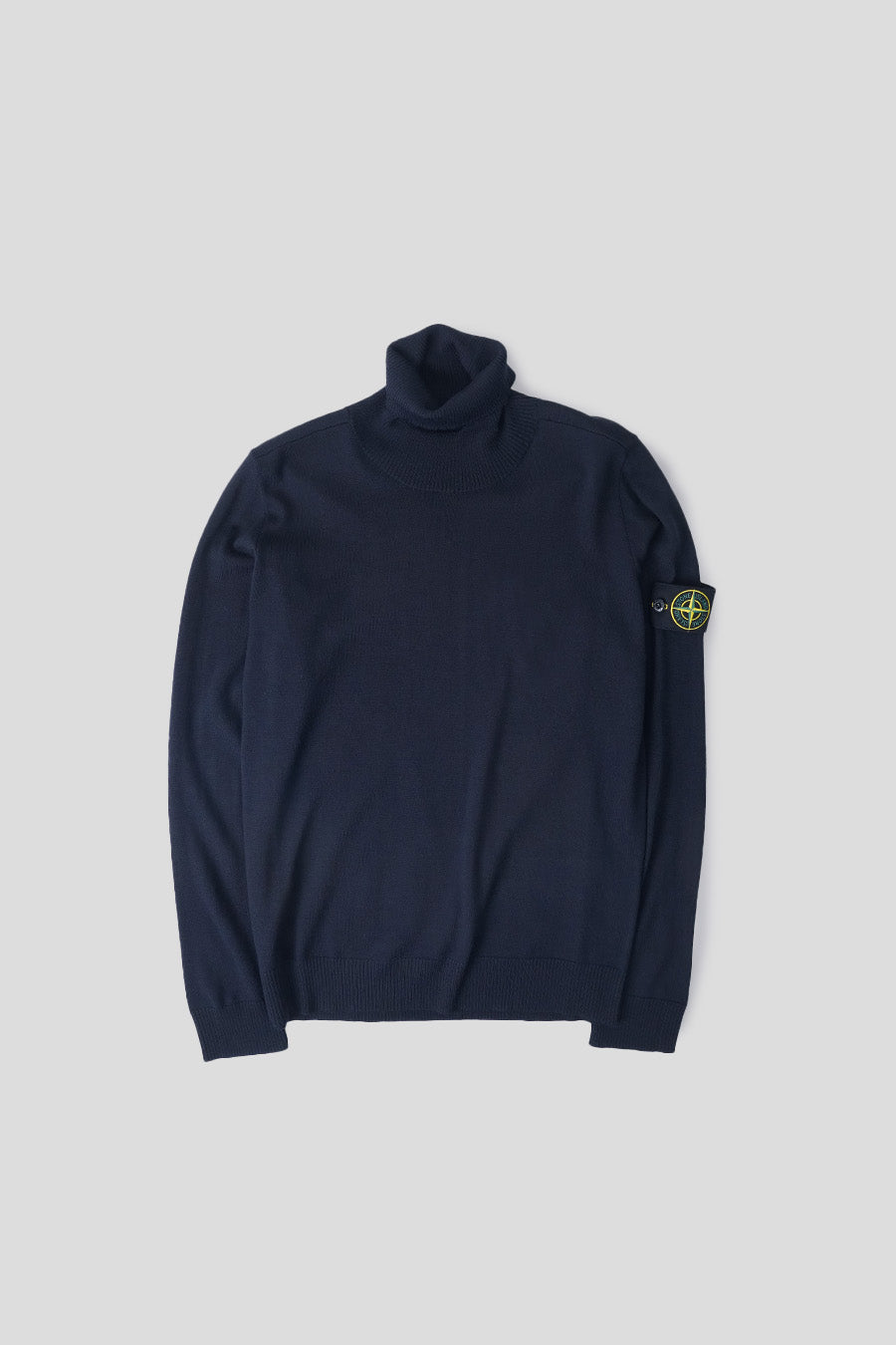 Stone Island - PULL À COL ROULÉ BLEU MARINE - LE LABO STORE