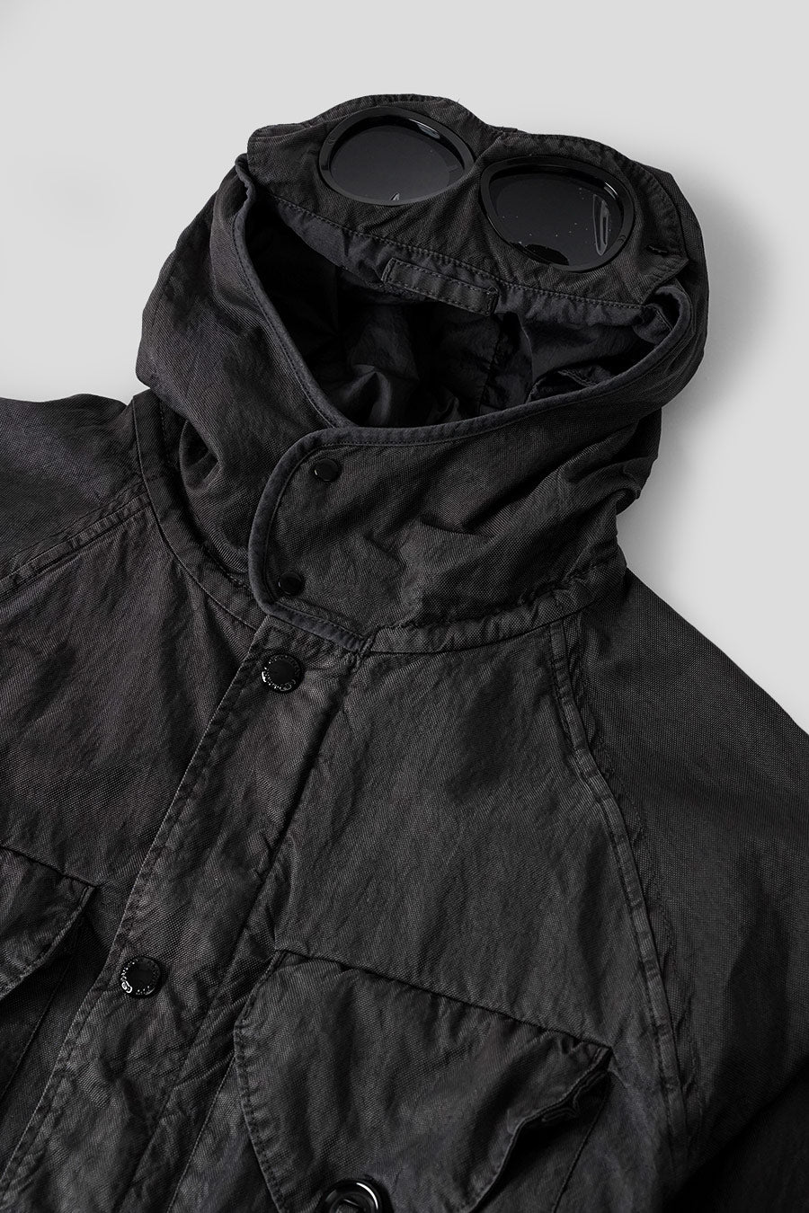 CP COMPANY - VESTE PANAMA-R MIXED GOGGLE GUNMETAL GRIS - LE LABO STORE