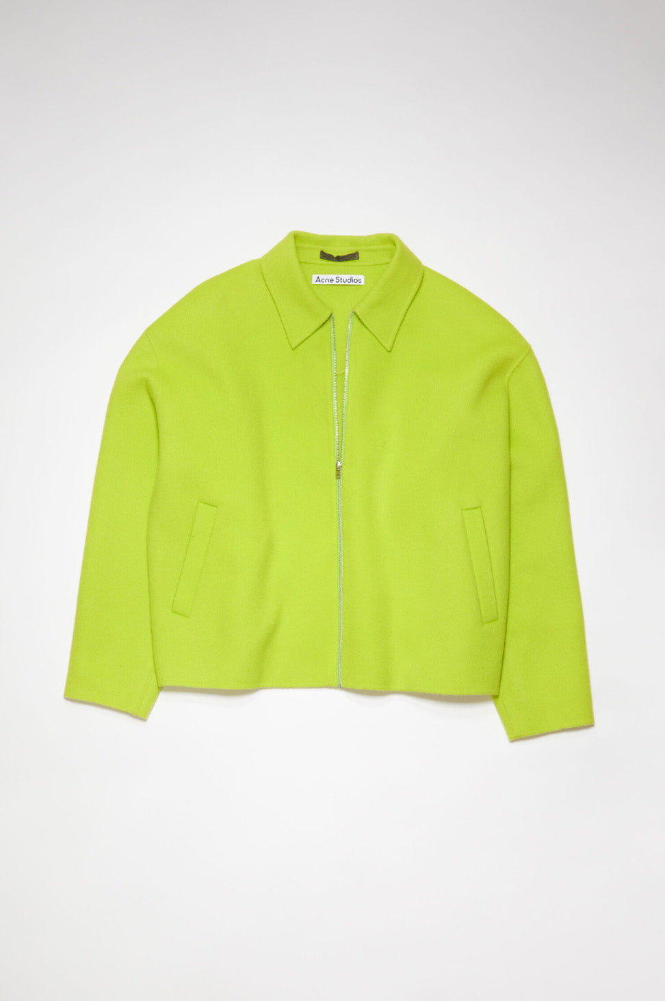 ACNE STUDIOS - LIME GREEN WOOL JACKET - LE LABO STORE