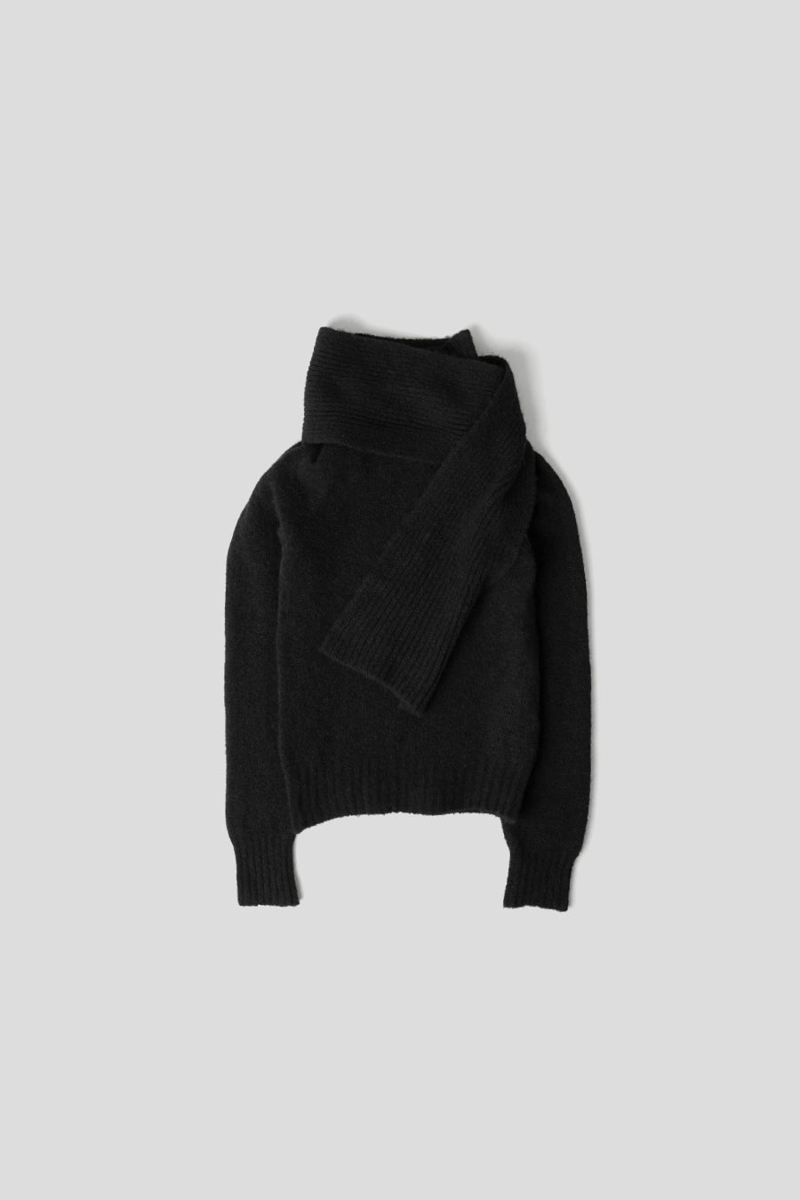 GIMAGUAS - BLACK SCARF JUMPER - LE LABO STORE