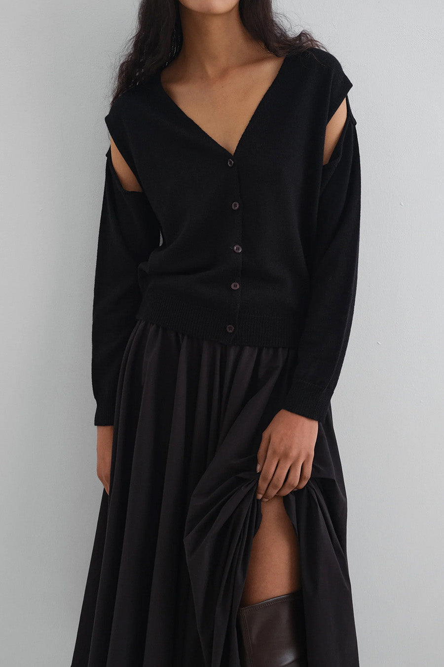 GIMAGUAS - BLACK COUCOU CARDIGAN - LE LABO STORE