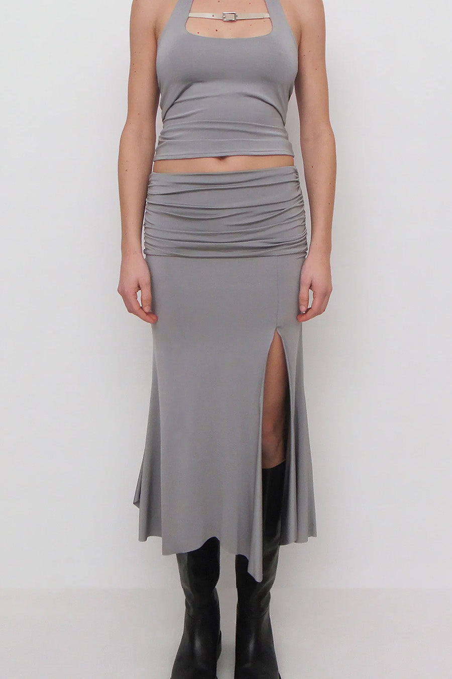 GIMAGUAS - GREY GILDA SKIRT  - LE LABO STORE
