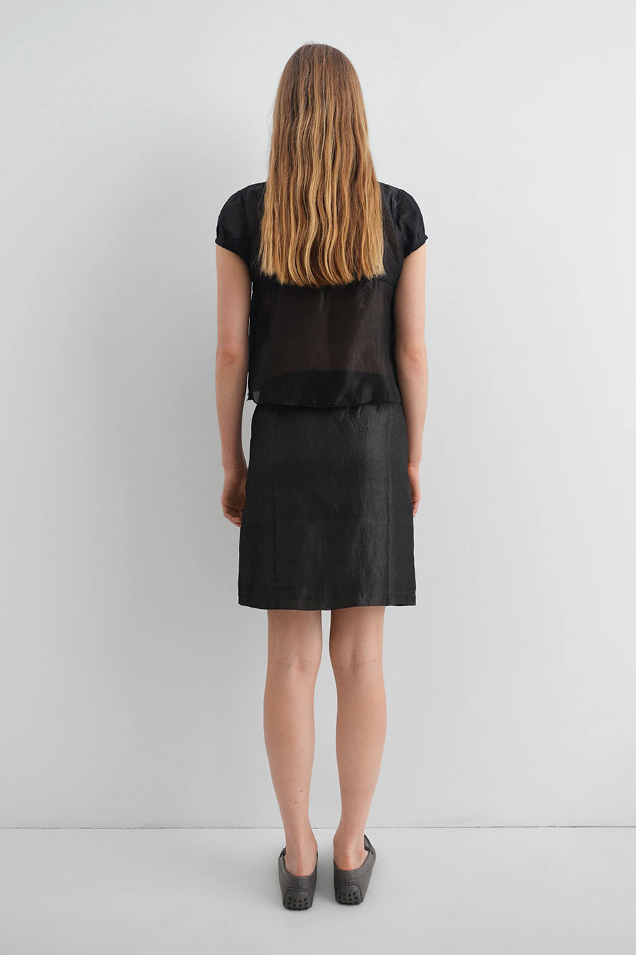 GIMAGUAS - MINI JUPE CLAUDE STUDS NOIRE - LE LABO STORE