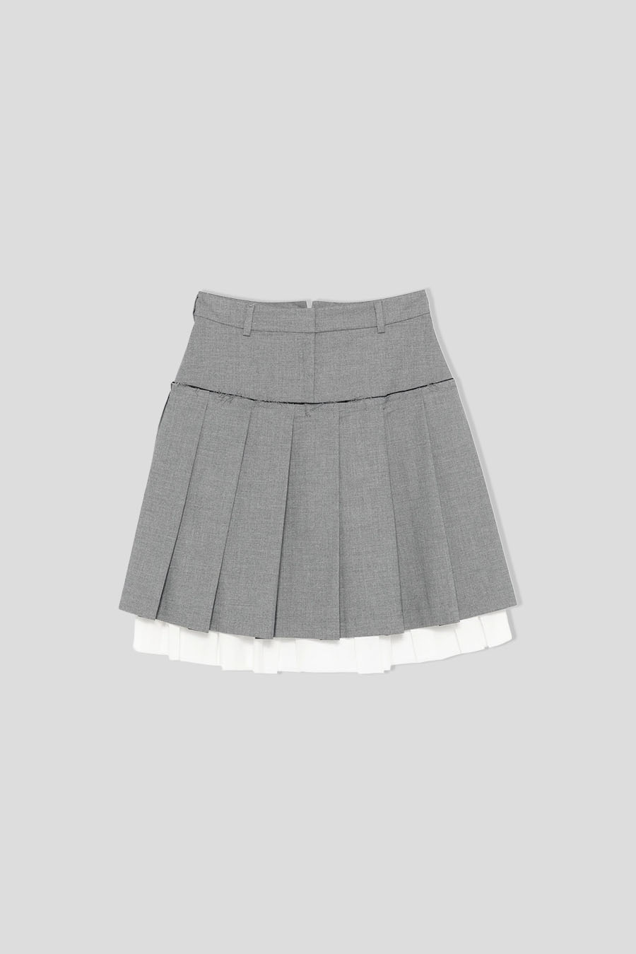 GIMAGUAS - GREY TAILORED MINI SKIRT - LE LABO STORE
