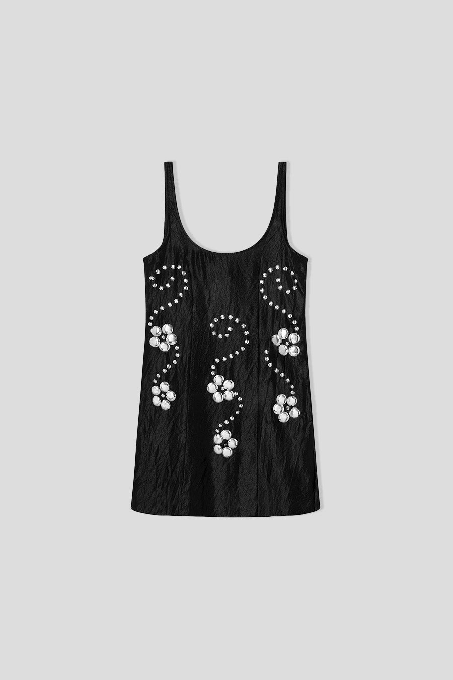 GIMAGUAS - BLACK CLAUDE STUDS MINI DRESS - LE LABO STORE