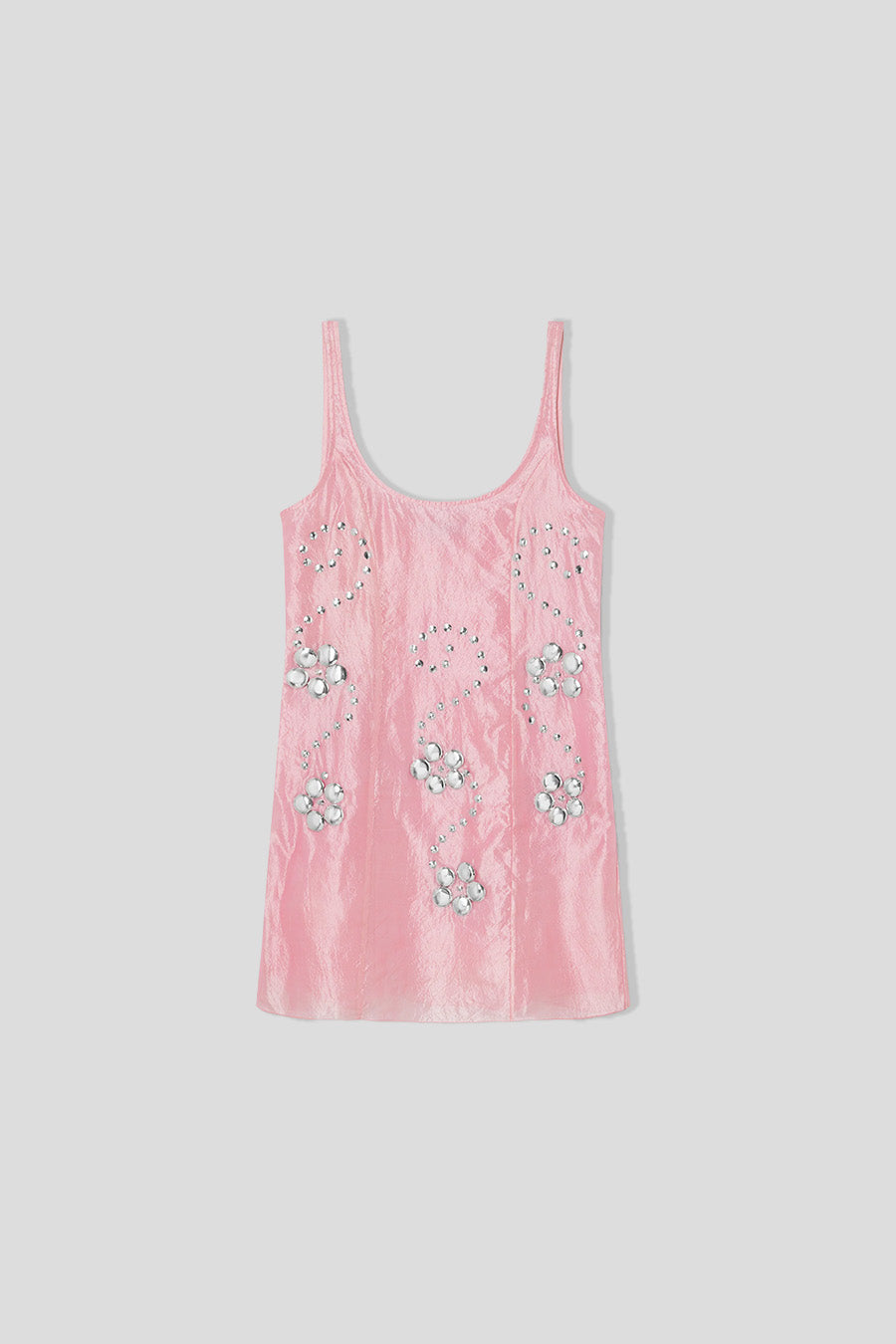 GIMAGUAS - PINK CLAUDE STUDS MINI DRESS - LE LABO STORE