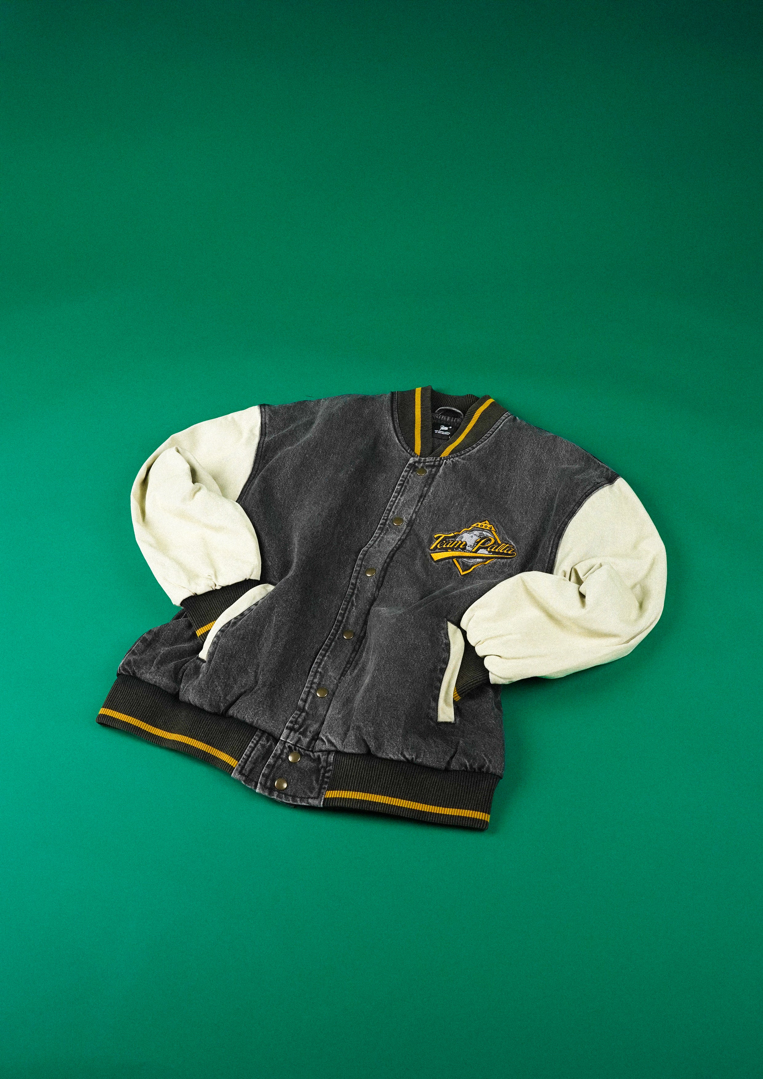 Patta - VESTE HOMERUN DENIM VARSITY GRISE - LE LABO STORE