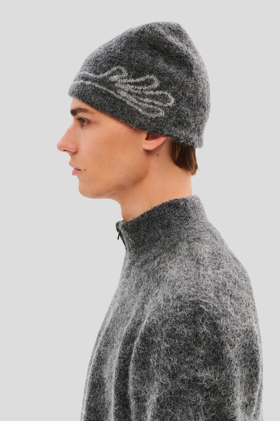 HIKING PATROL - BONNET MASCOTTE GRIS FONCÉ - LE LABO STORE