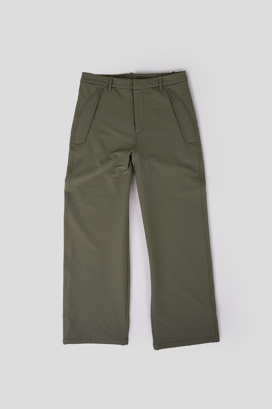 HIKING PATROL - GREEN SOFT SHELL TROUSERS - LE LABO STORE