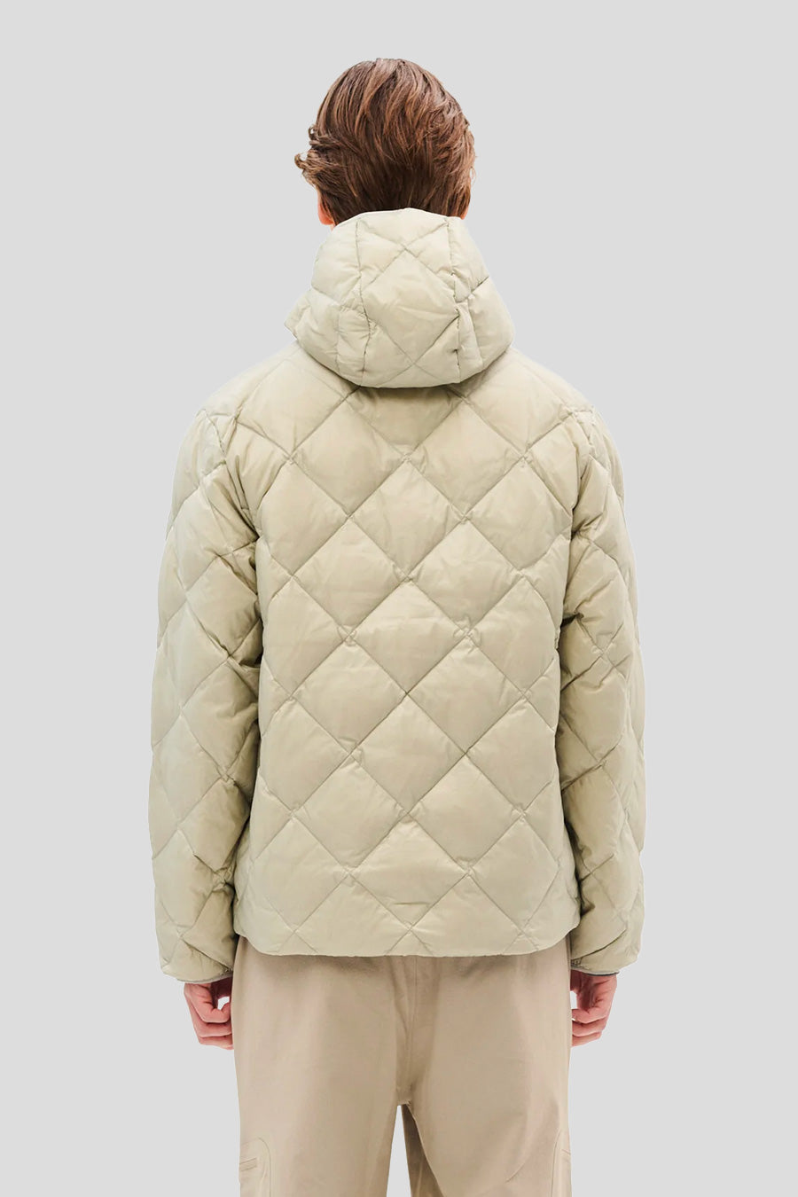 HIKING PATROL - VESTE À CAPUCHE EN DUVET BEIGE - LE LABO STORE