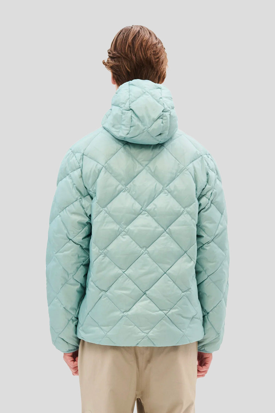 HIKING PATROL - VESTE À CAPUCHE EN DUVET TURQUOISE - LE LABO STORE