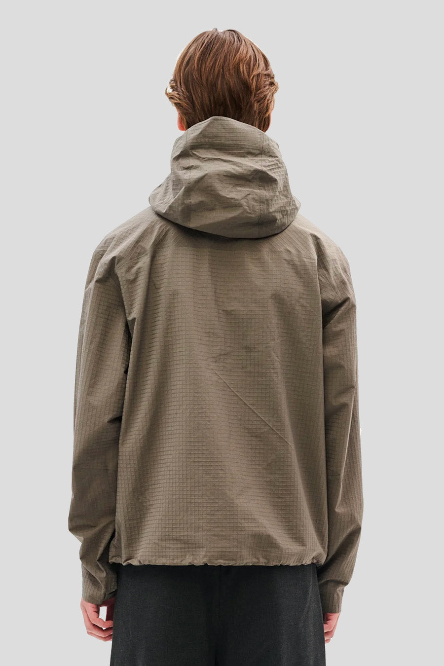 HIKING PATROL - VESTE À CAPUCHE TEXTURÉE WAYPOINT DARK TAUPE - LE LABO STORE