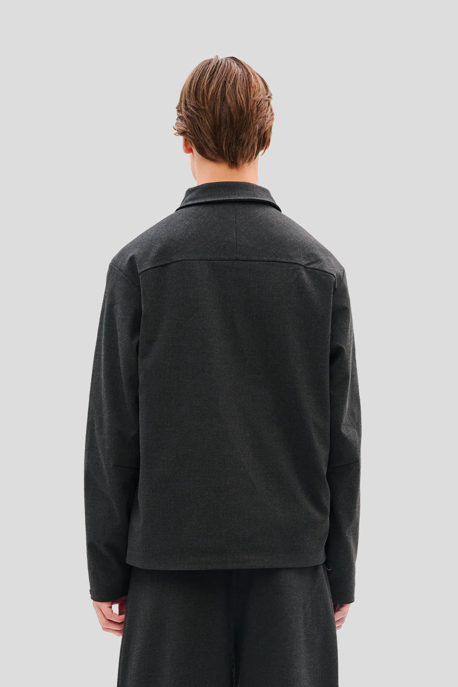 HIKING PATROL - VESTE TEXTURÉE WAYPOINT GRIS FONCÉ - LE LABO STORE