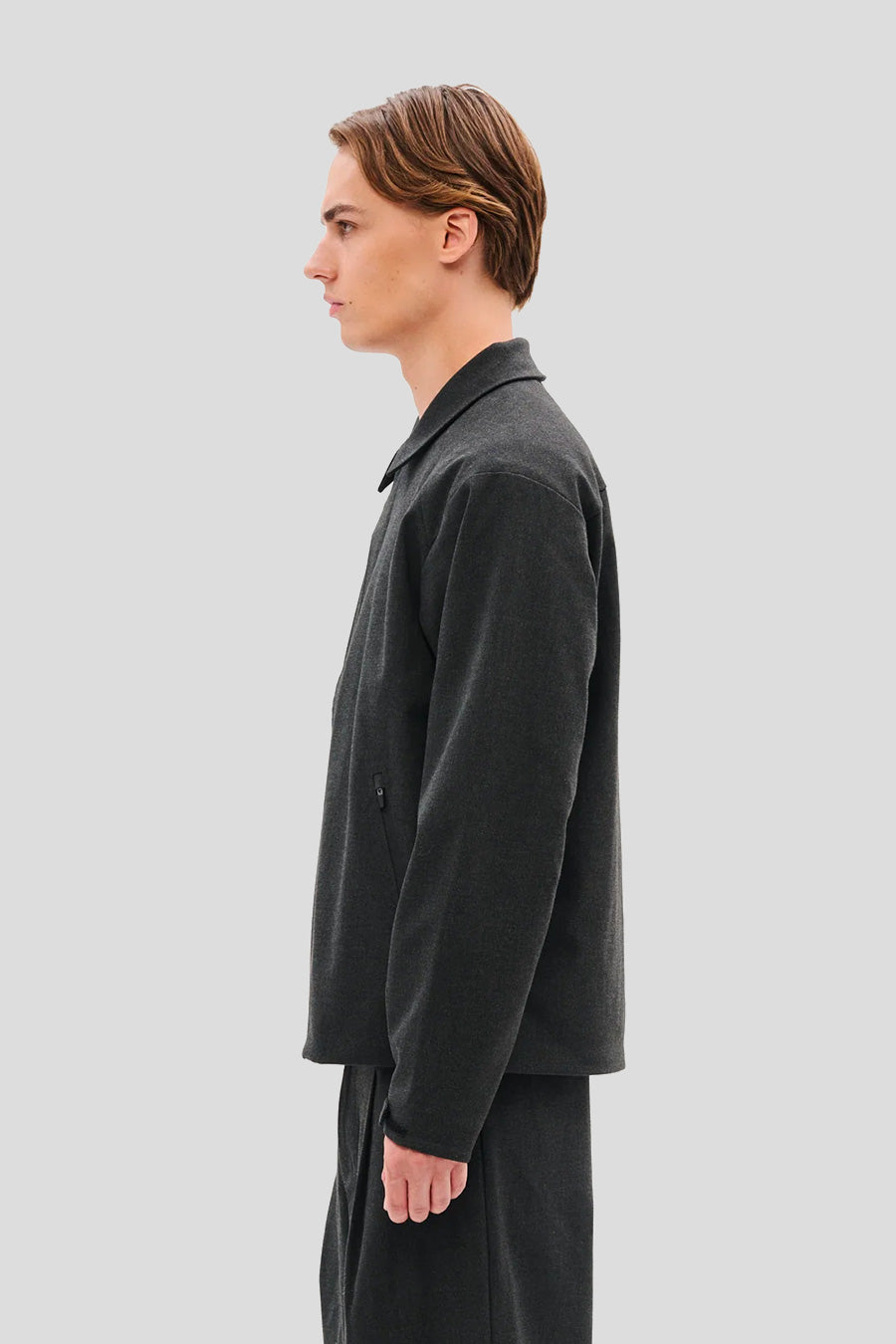 HIKING PATROL - VESTE TEXTURÉE WAYPOINT GRIS FONCÉ - LE LABO STORE