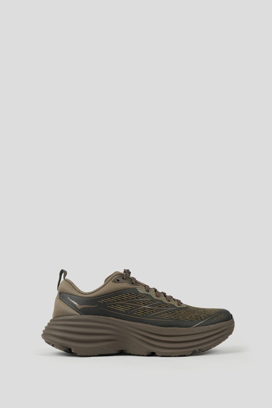 HOKA ONE ONE - UMBER AND DEEP UMBER BONDI 8 TS CAGED SNEAKERS - LE LABO STORE