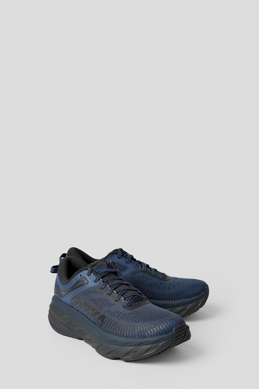 HOKA ONE ONE - SNEAKERS BONDI 7 BLACK ET VARSITY NAVY - LE LABO STORE