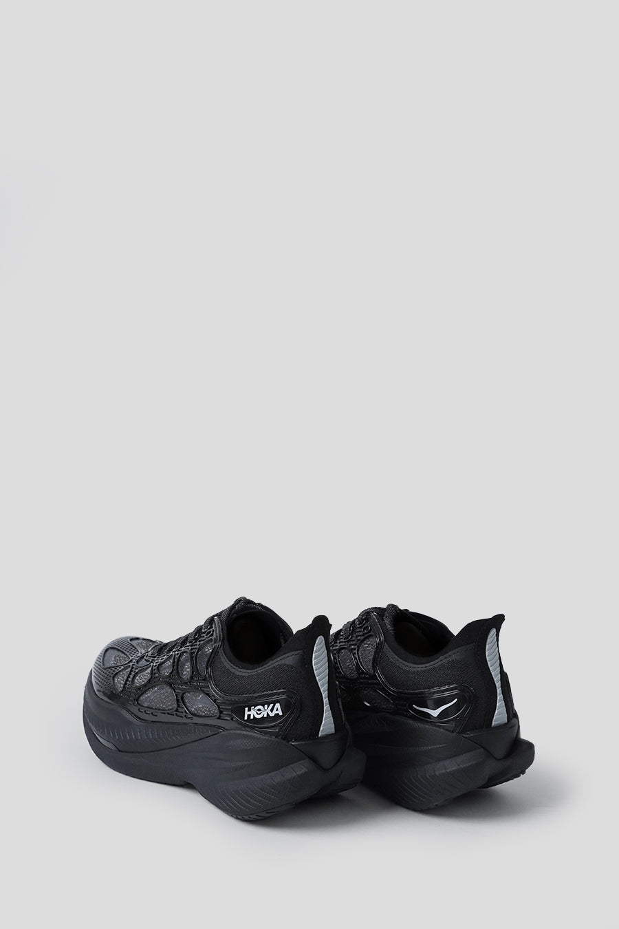 HOKA ONE ONE - BLACK AND MIDNIGHT BLUE MACH X CAGED SNEAKERS - LE LABO STORE