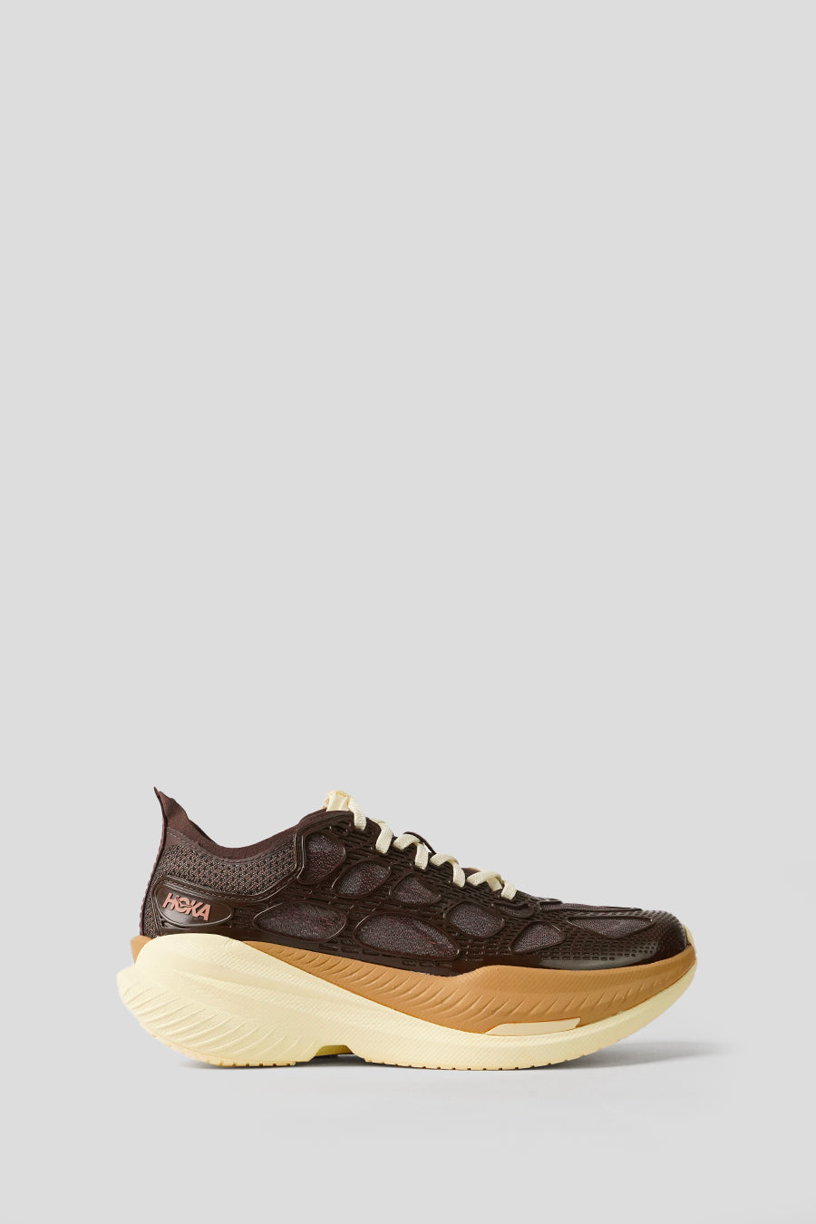 HOKA ONE ONE - WALNUT AND MAPLE MACH X CAGED SNEAKERS - LE LABO STORE