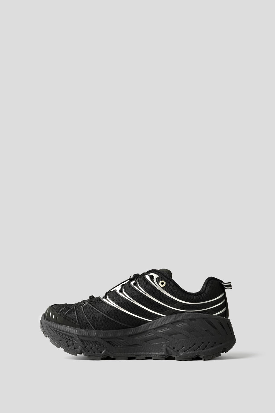 HOKA ONE ONE - SNEAKERS STINSON EVO GTX BLACK ET SLIVER - LE LABO STORE