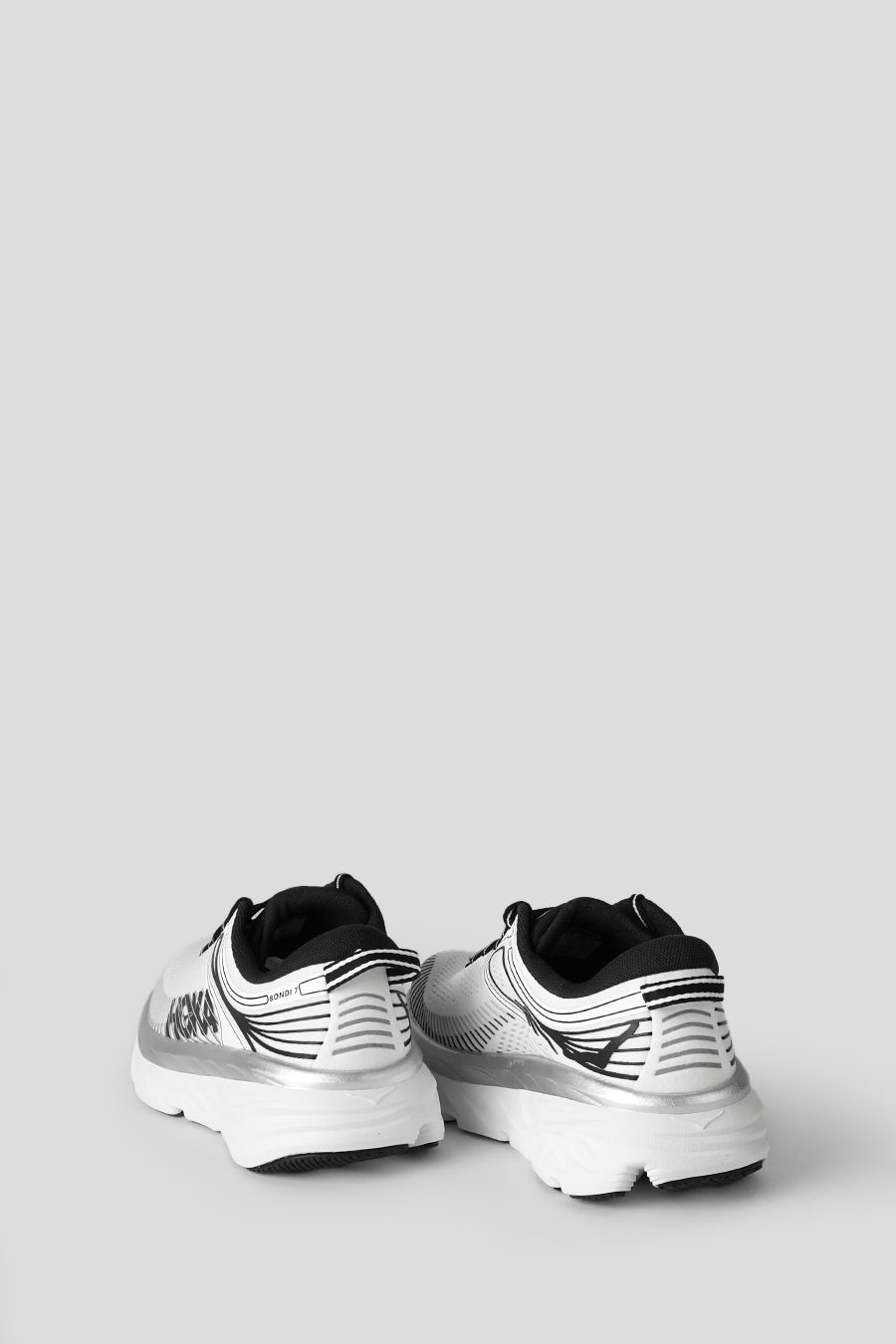 HOKA ONE ONE - SNEAKERS W BONDI 7 WHITE ET BLACK - LE LABO STORE