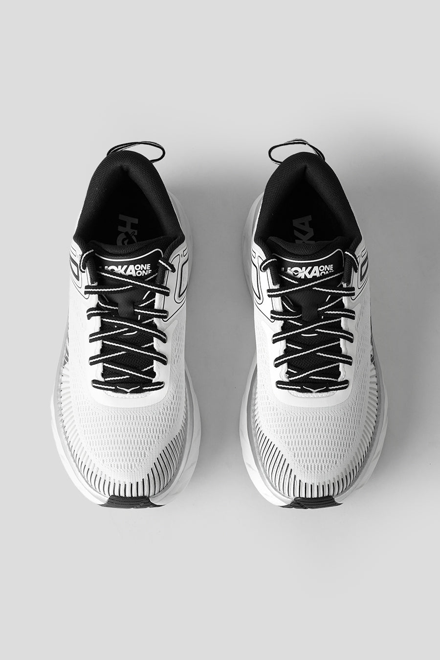 HOKA ONE ONE - SNEAKERS W BONDI 7 WHITE ET BLACK - LE LABO STORE