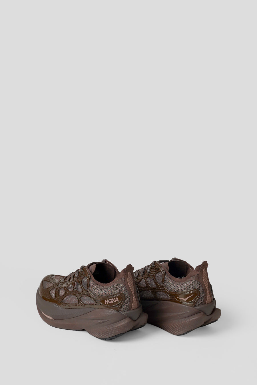 HOKA ONE ONE - SNEAKERS MACH X CAGED WALNUT ET SOARING BLUE - LE LABO STORE