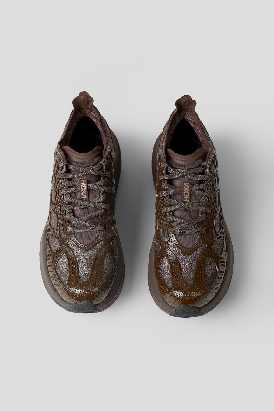 HOKA ONE ONE - SNEAKERS MACH X CAGED WALNUT ET SOARING BLUE - LE LABO STORE