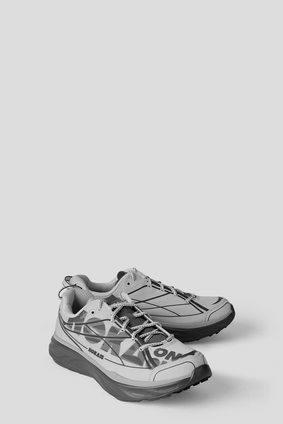 HOKA ONE ONE - SNEAKERS U HUAKA PRO COSMIC GREY ET SATELLITE GREY - LE LABO STORE