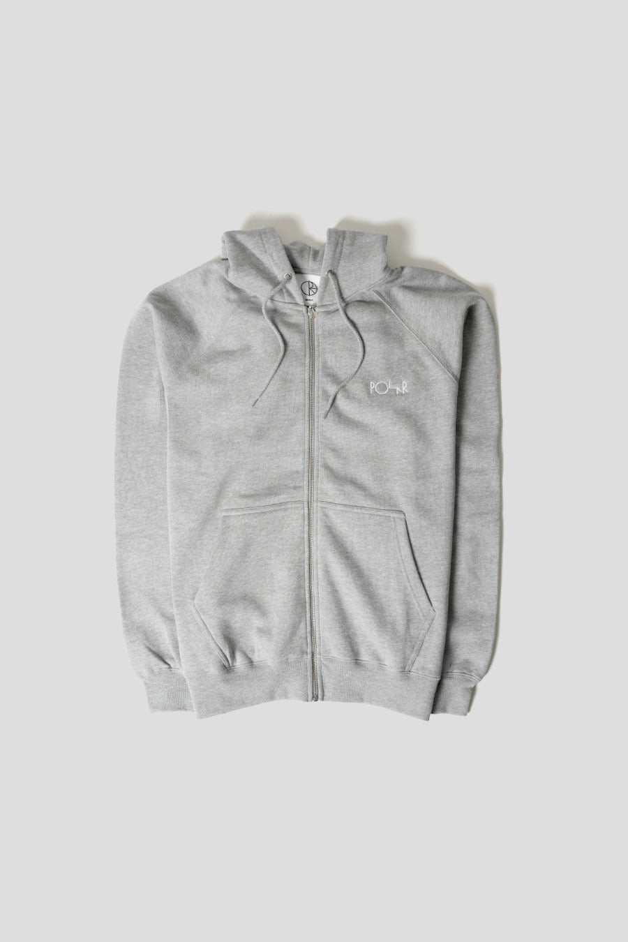 Polar Skate Co. - GREY DEFAULT ZIP HOODIE - LE LABO STORE