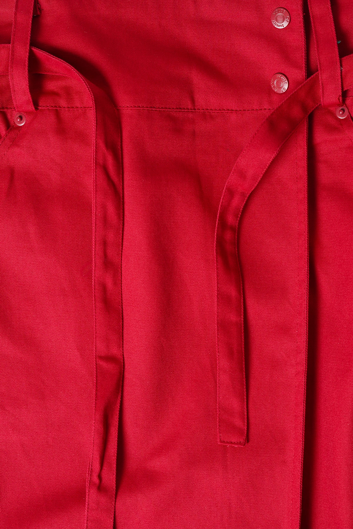 house of sunny - LOW RIDER WRAP SKIRT RED - LE LABO STORE