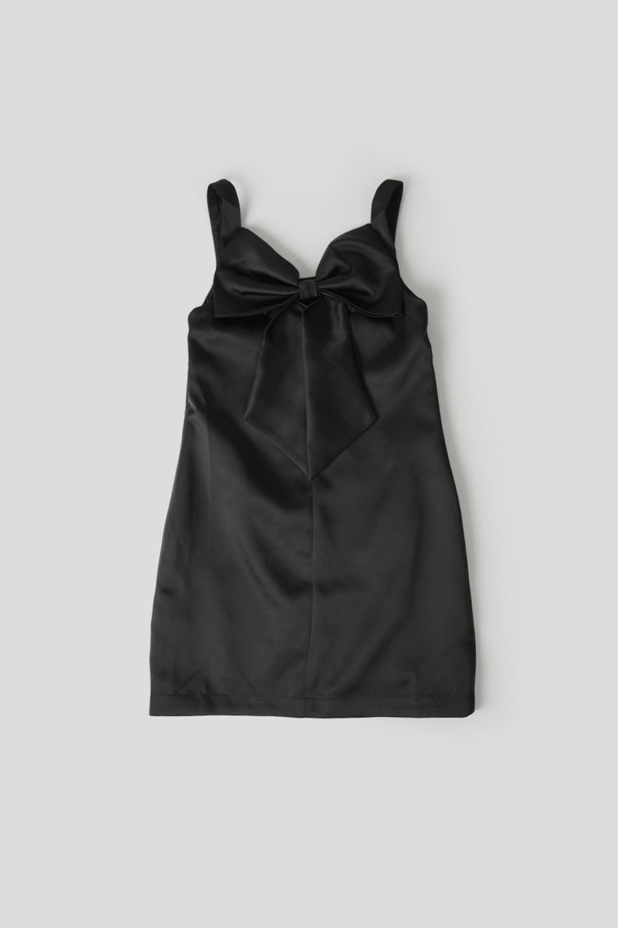 house of sunny - BLACK THE MINI SATIN SHIFT DRESS - LE LABO STORE