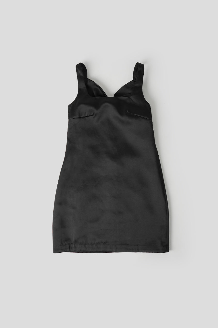 house of sunny - BLACK THE MINI SATIN SHIFT DRESS LE LABO STORE house of sunny - BLACK THE MINI SATIN SHIFT DRESS LE LABO STORE