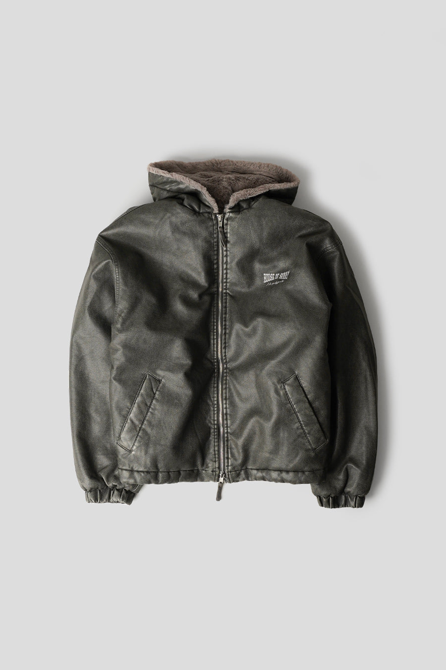 house of sunny - DARK GREY HEAVY WEIGHT FADE JACKET - LE LABO STORE