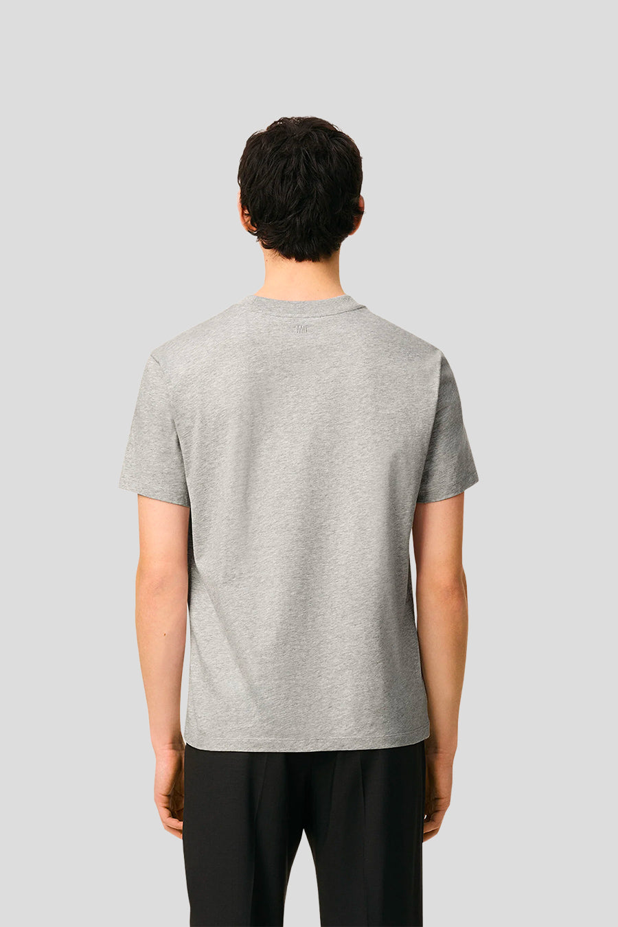 AMI PARIS - T-SHIRT CONTRASTED ADC GRIS - LE LABO STORE