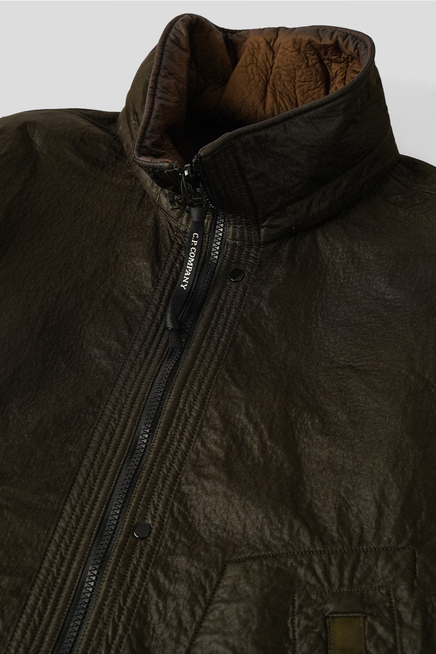 CP COMPANY - BI-FACE REVERSIBLE DOWN JACKET DARK GREEN - LE LABO STORE