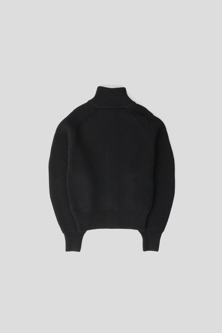 Jacquemus - LE CARDIGAN ZIPPÉ MERINO NOIR - LE LABO STORE