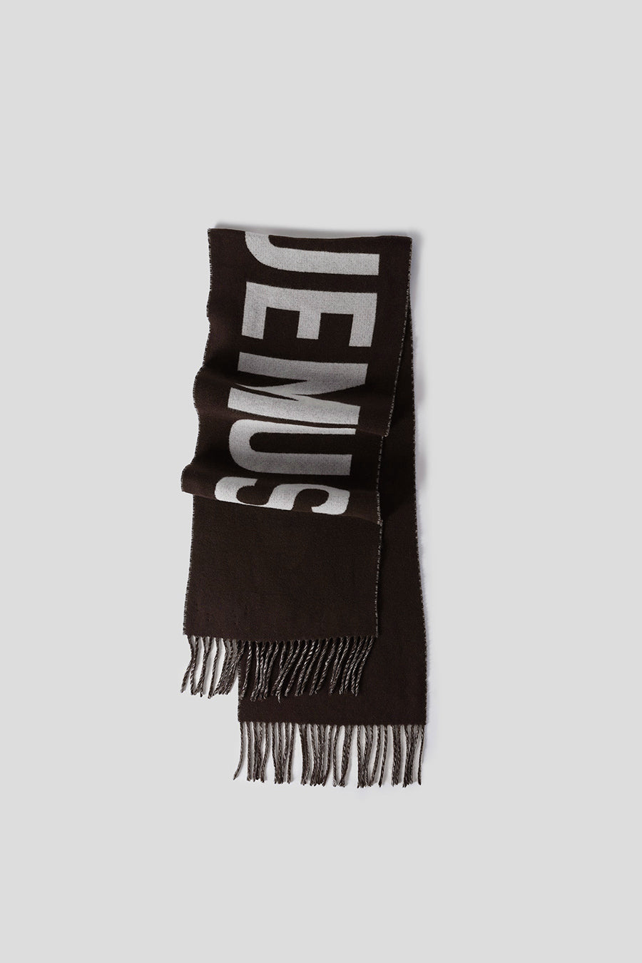 Jacquemus - MULTI-BROWN LOGO SCARF - LE LABO STORE