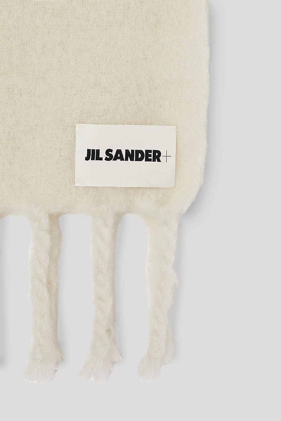 JIL SANDER - WHITE MOHAIR SCARF  - LE LABO STORE