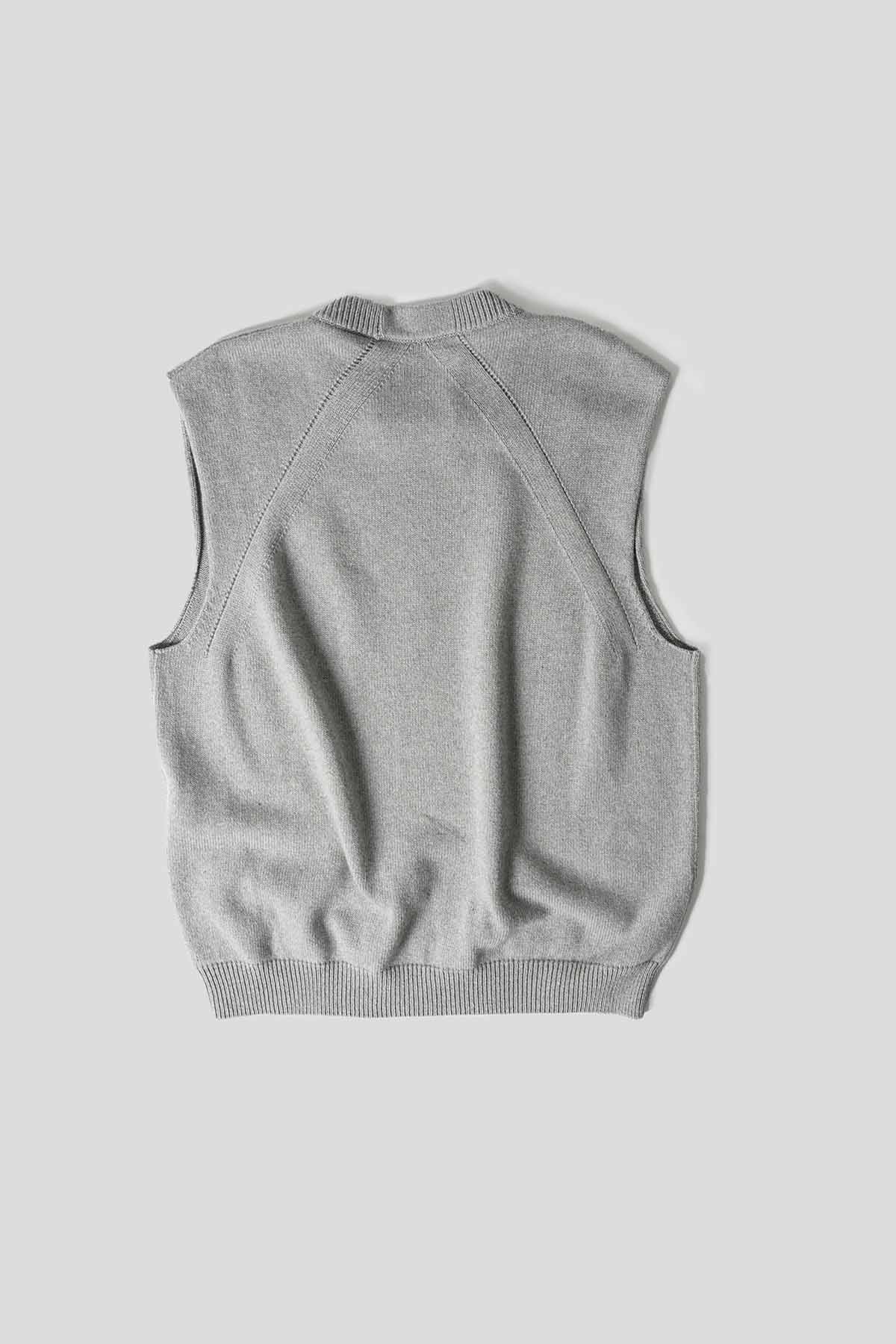 Jil Sander Sleeveless Cropped Vest - Grey