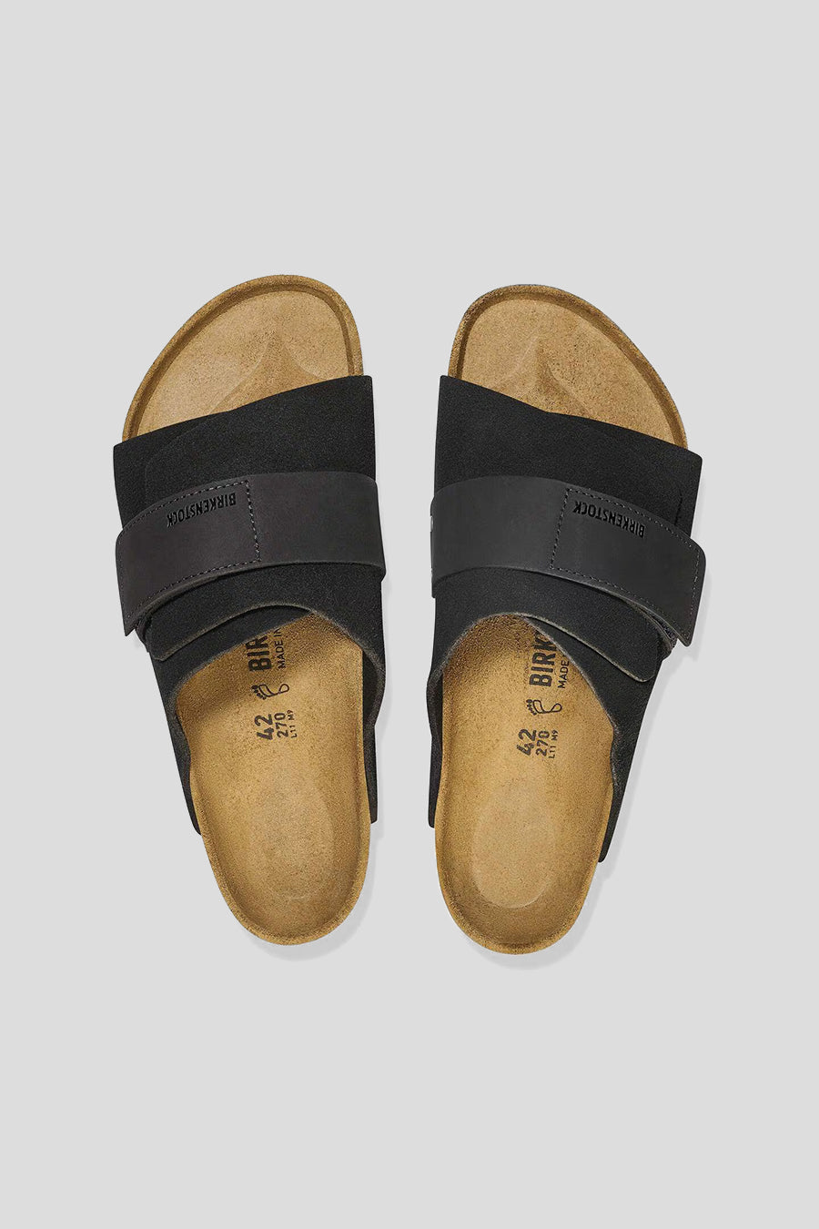 BIRKENSTOCK - SANDALES KYOTO NUBUCK SUEDE BLACK - LE LABO STORE
