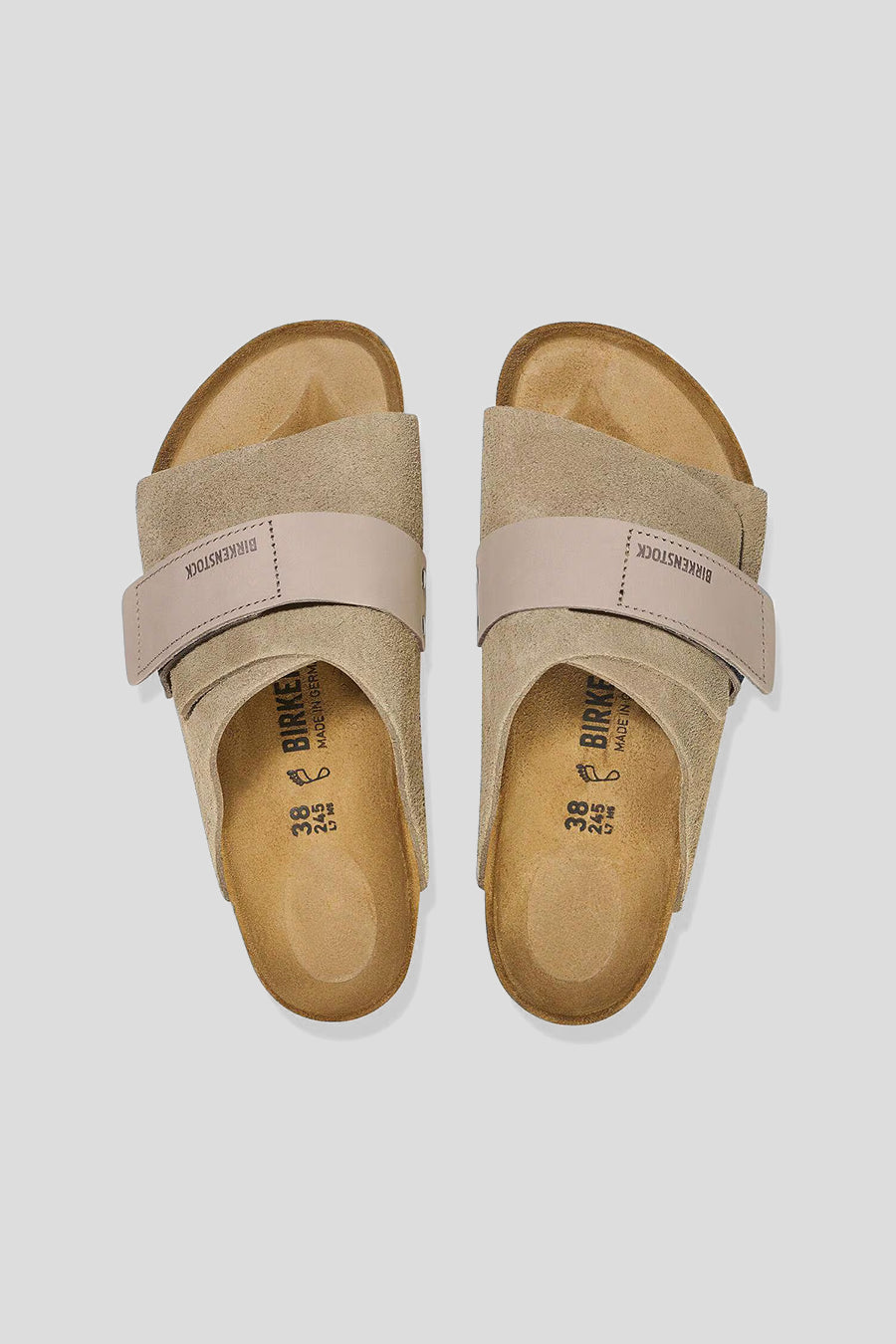 BIRKENSTOCK - BIRKENSTOCK KYOTO NUBUCK SUEDE TAUPE - LE LABO STORE