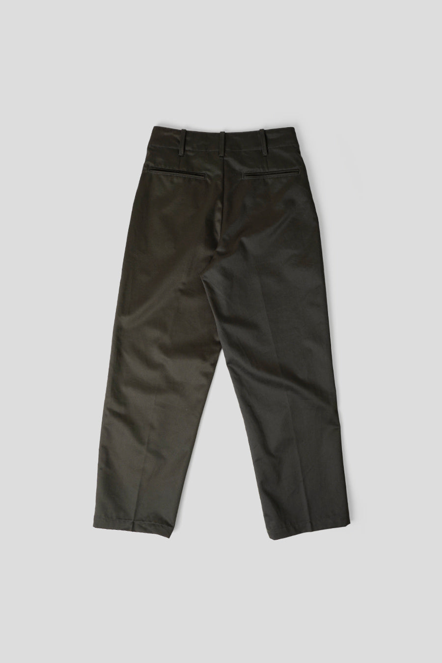 LADY WHITE CO - PANTALON EN TWILL BLACK OLIVE - LE LABO STORE