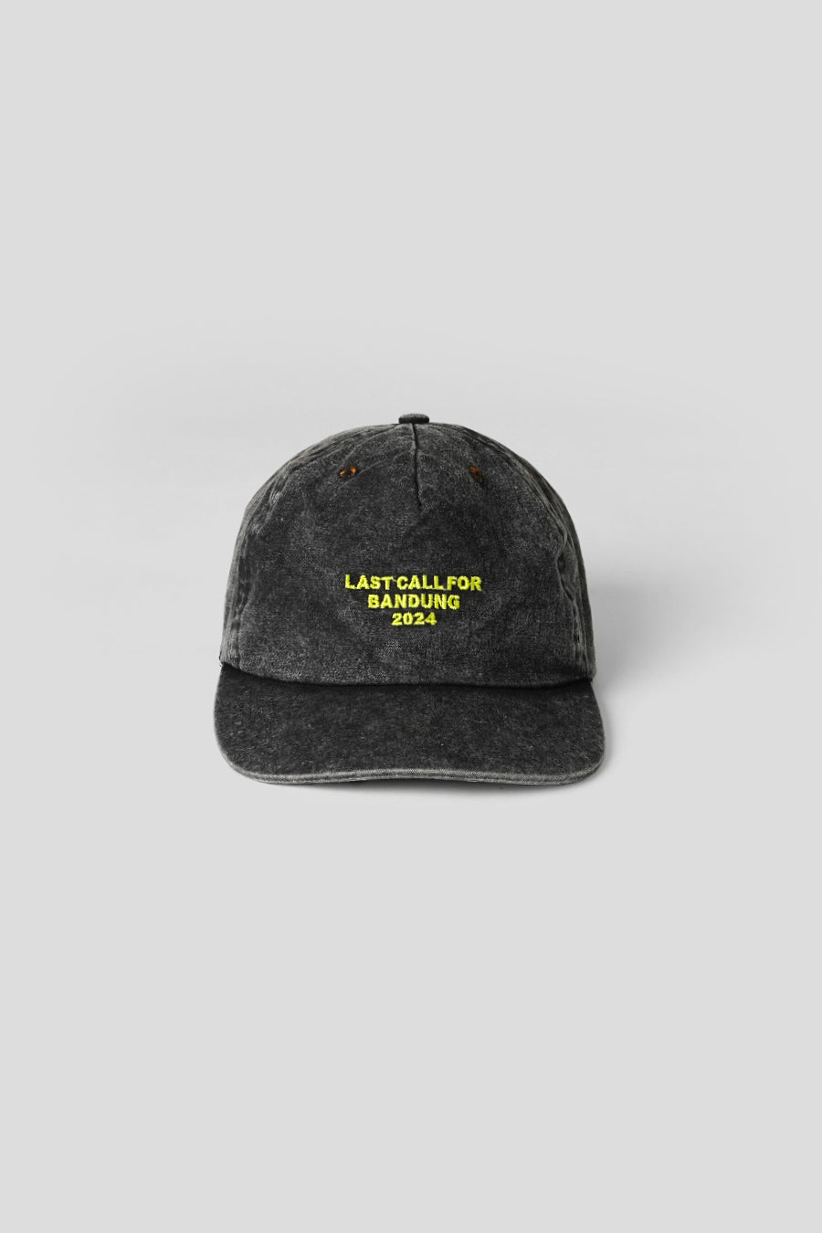 LAST CALL FOR - LOGO BANDUNG BLACK FADED CAP - LE LABO STORE