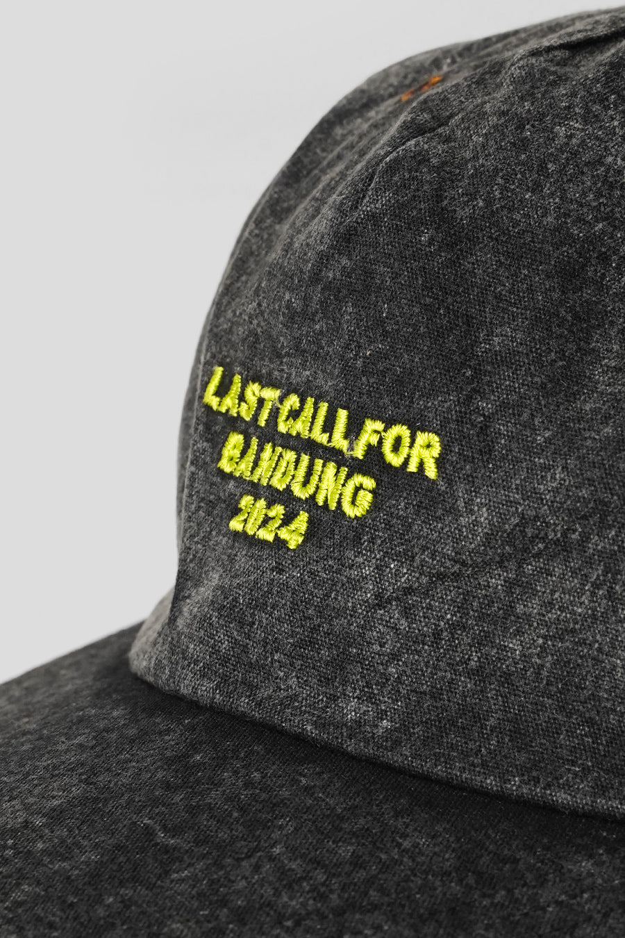 LAST CALL FOR - LOGO BANDUNG BLACK FADED CAP - LE LABO STORE