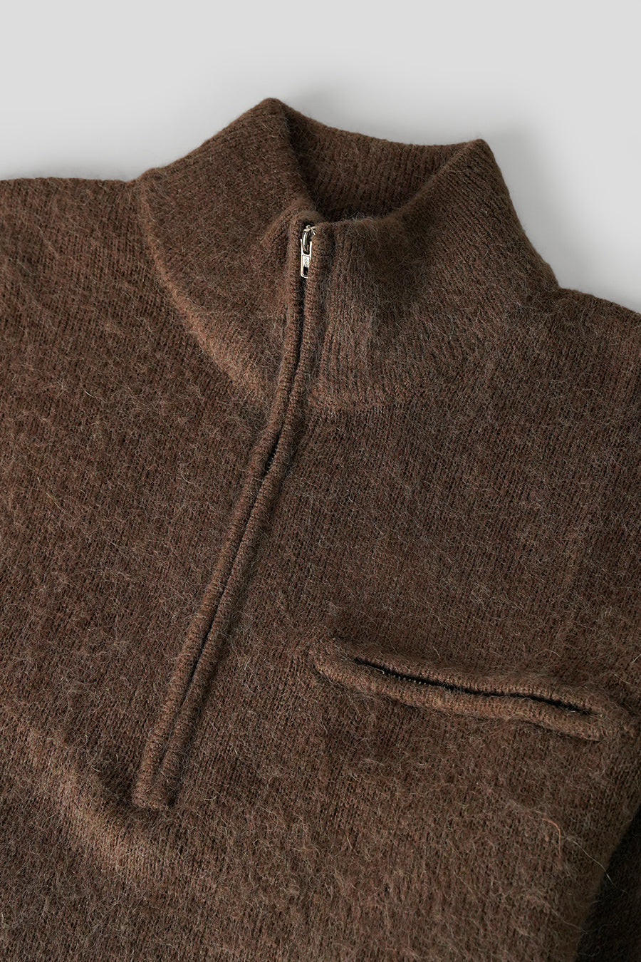 LAST CALL FOR - ZIP TRUCKER PULLOVER BROWN - LE LABO STORE