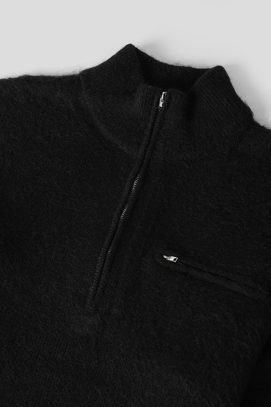 LAST CALL FOR - ZIP TRUCKER BLACK PULLOVER - LE LABO STORE