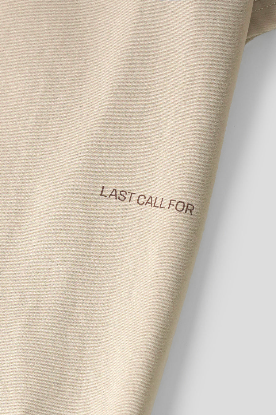 LAST CALL FOR - T-SHIRT LOGO BOX LCF BEIGE - LE LABO STORE