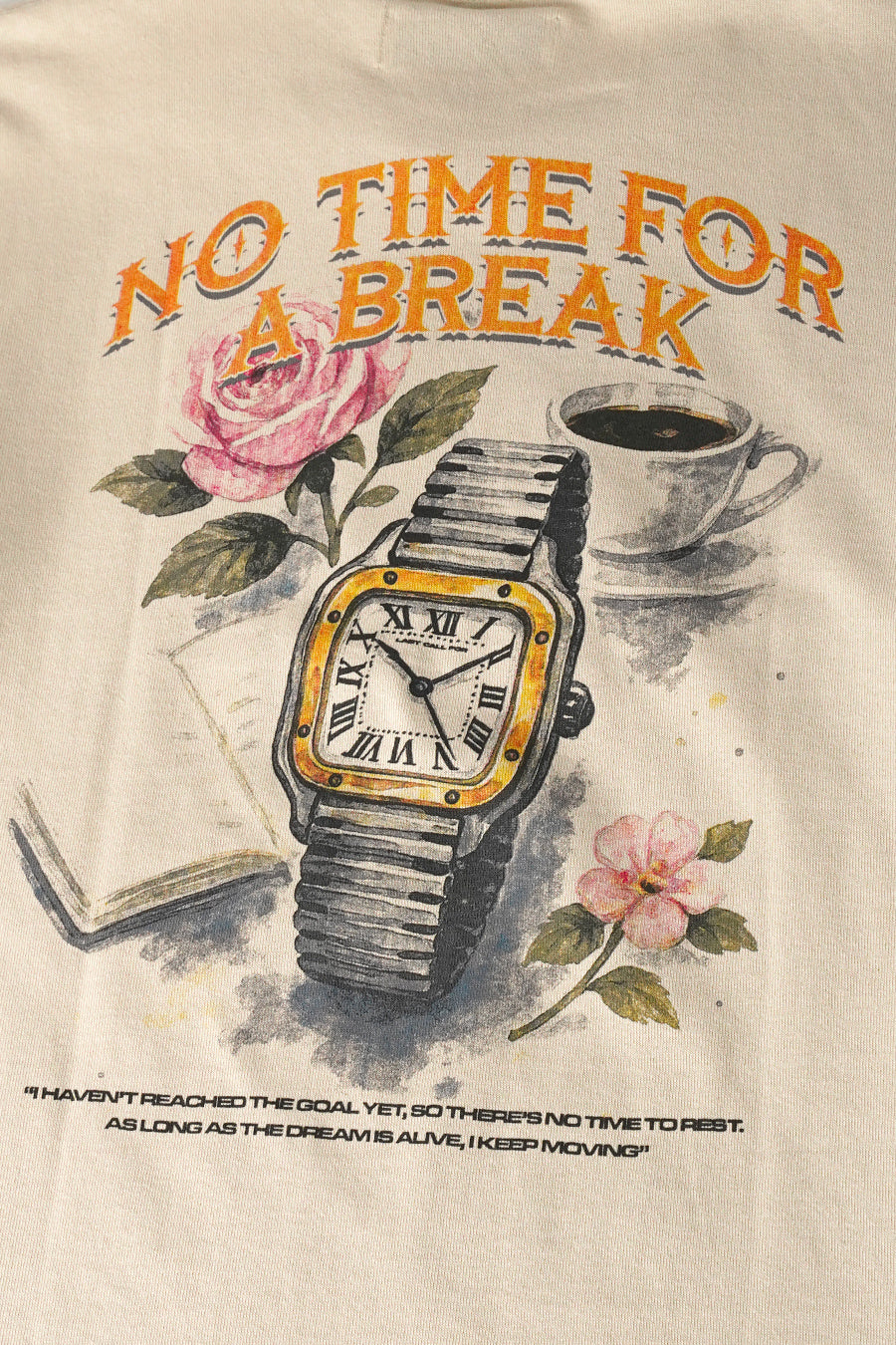 LAST CALL FOR - T-SHIRT NO TIME FOR BREAK BEIGE - LE LABO STORE