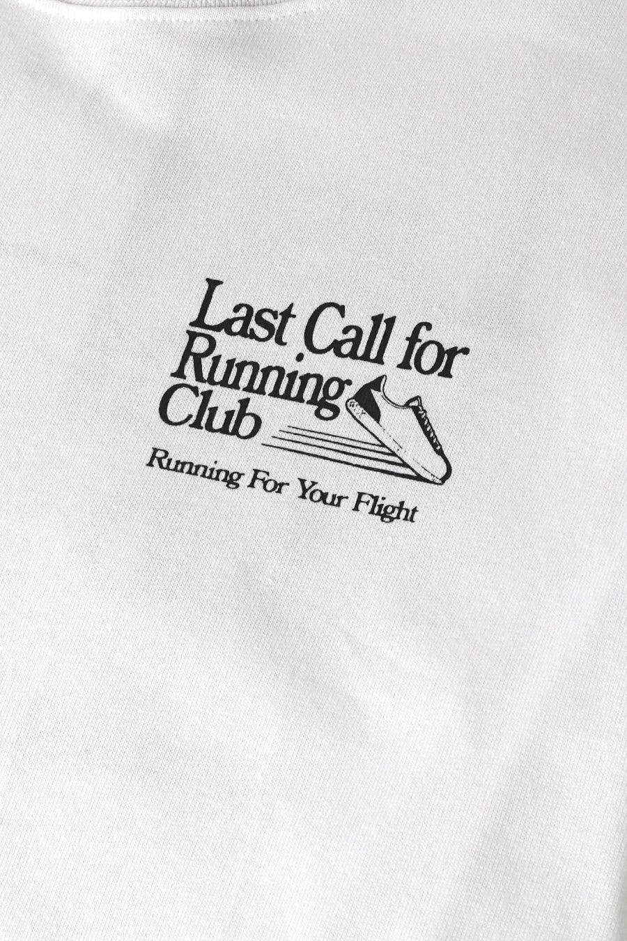 LAST CALL FOR - T-SHIRT RUNNING FOR YOUR FLIGHT MC WHITE - LE LABO STORE